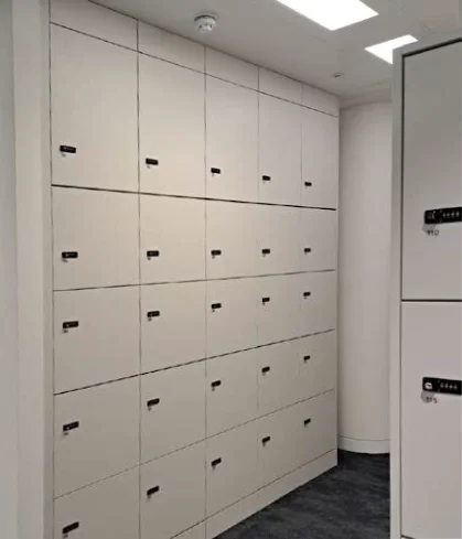 Staff equipment lockers